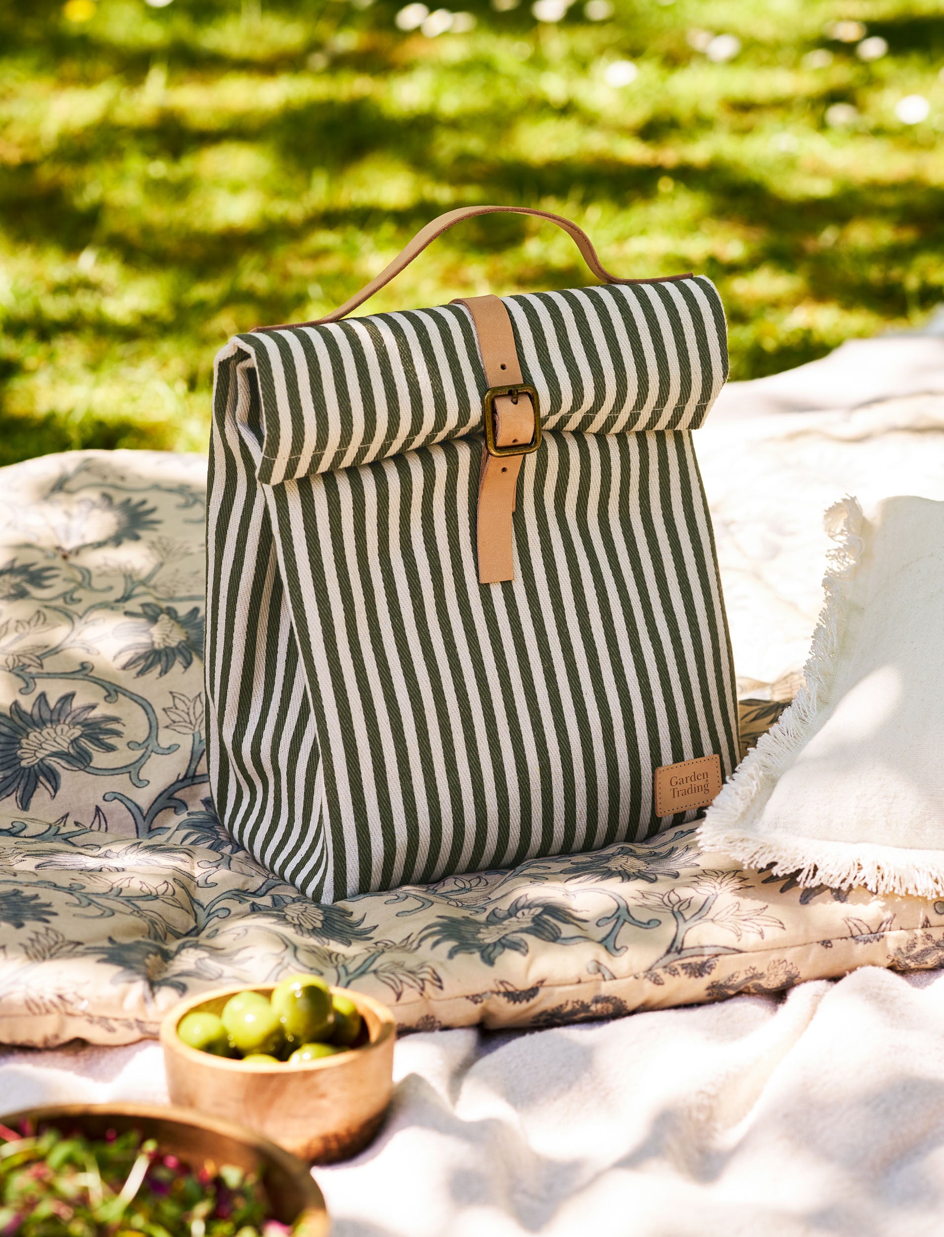 Kimmeridge Folding Lunch Bag - Moss Green