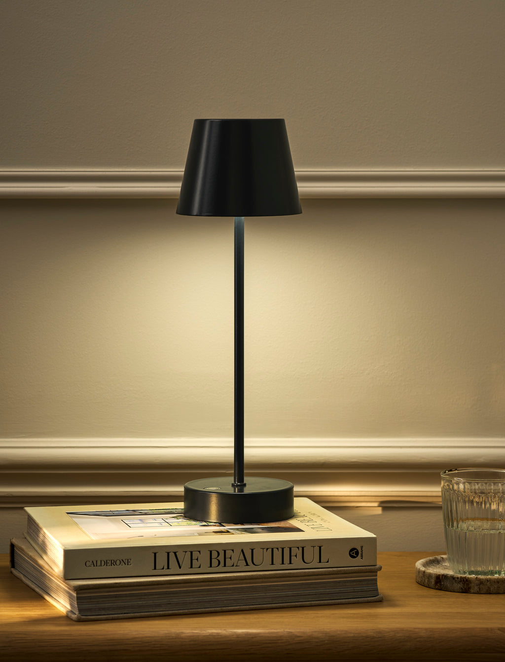 Winstone Rechargeable Table Lamp - Black