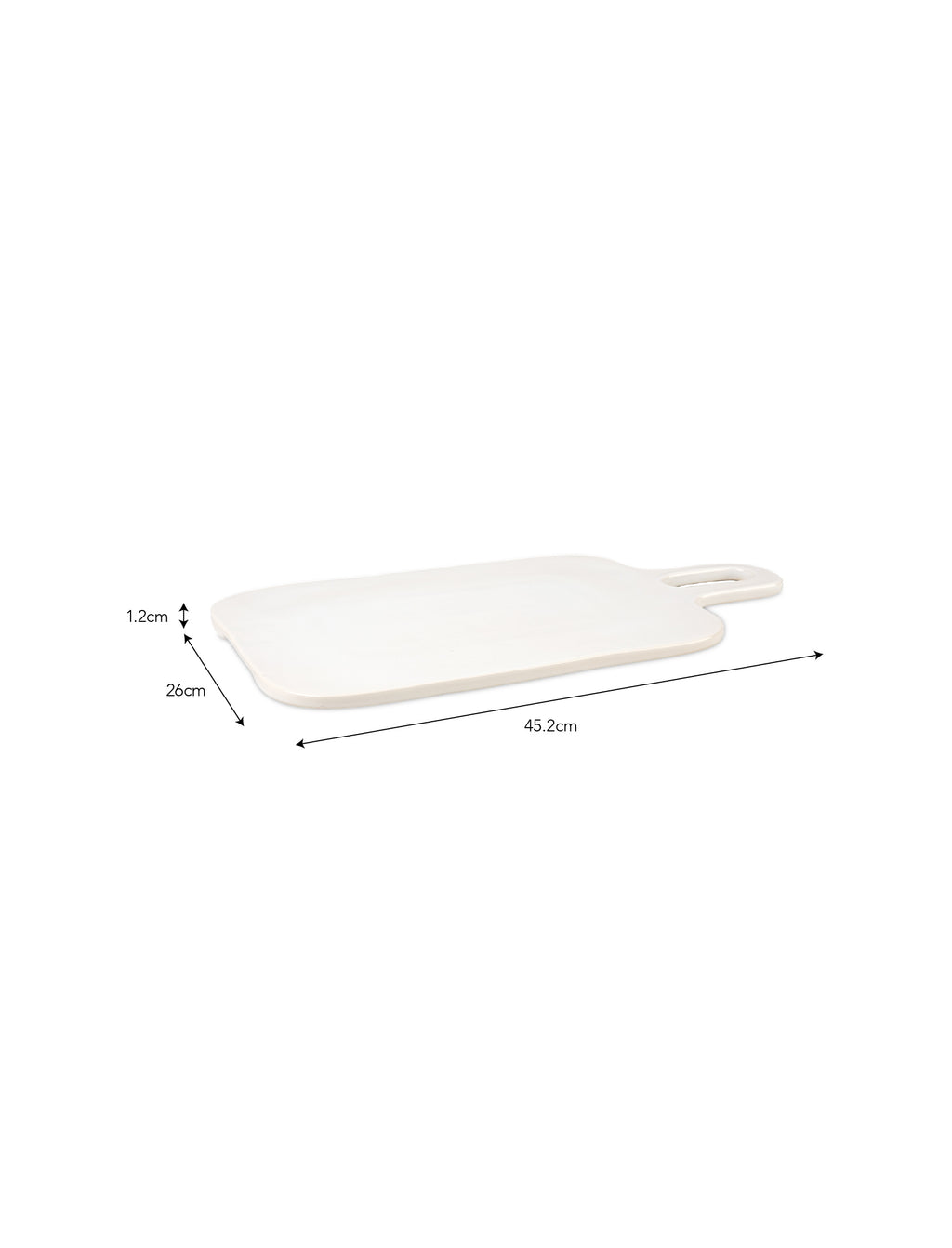 Alderley Rectangular Serving Board - Chalk