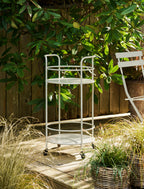 Rive Droite Drinks Trolley - Powder Coated Steel (Clay)