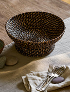 Wittering Bowl - Rattan, Antique Brown