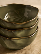 Ithaca Serving Bowl -  Moss Green (Small)