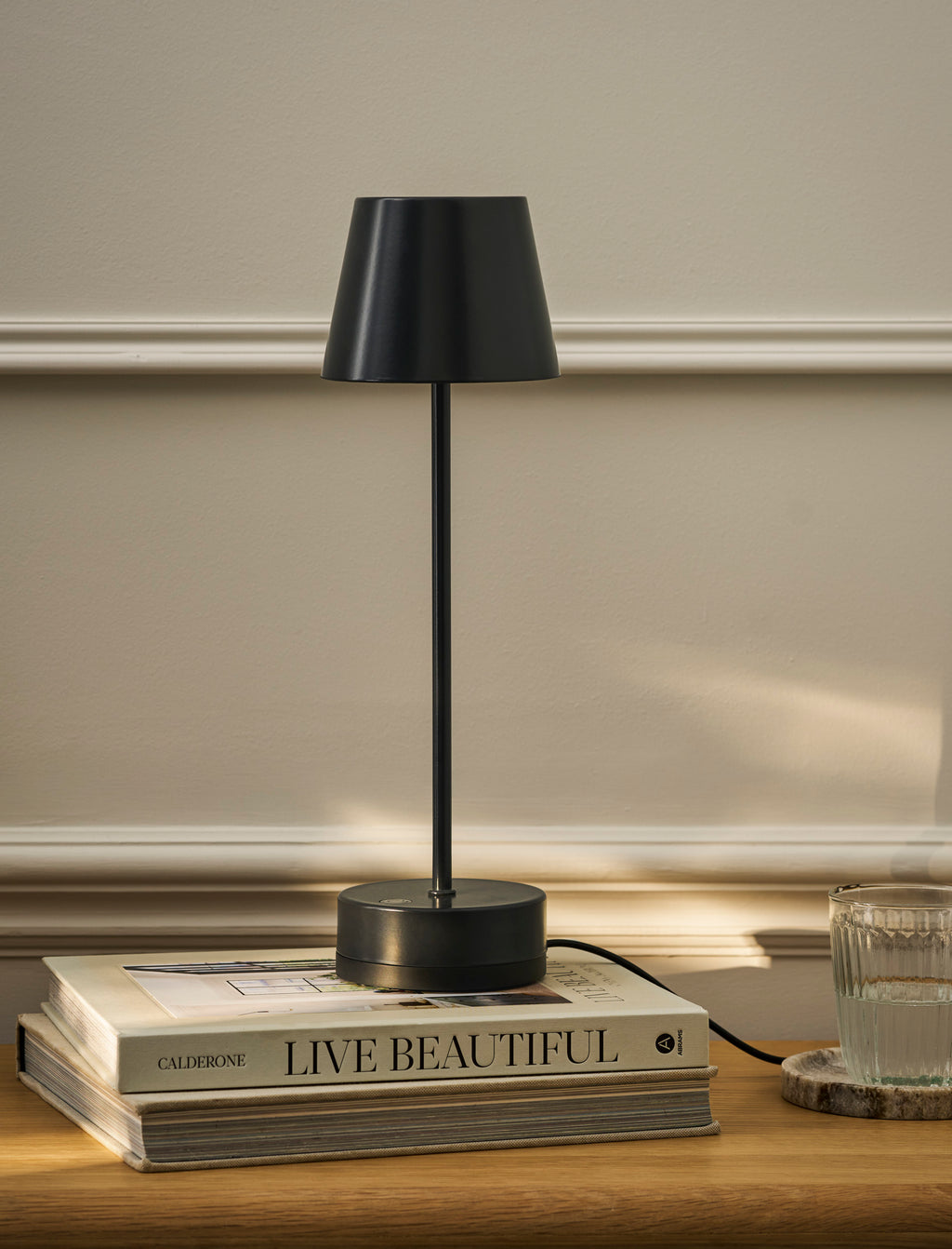 Winstone Rechargeable Table Lamp - Black