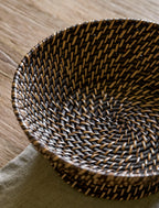Wittering Bowl - Rattan, Antique Brown