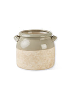 Stratford Stoneware Pot With Handles - Flint