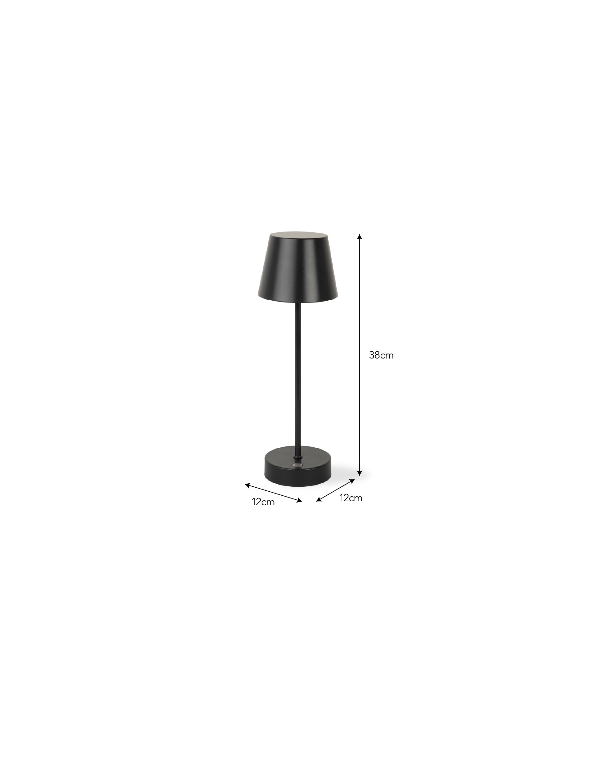 Winstone Rechargeable Table Lamp - Black