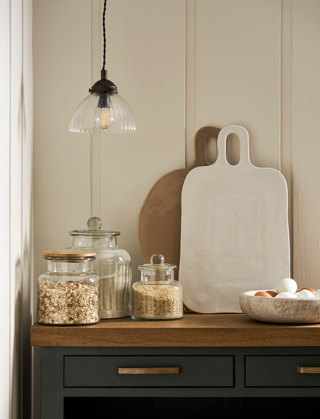 Alderley Rectangular Serving Board - Chalk