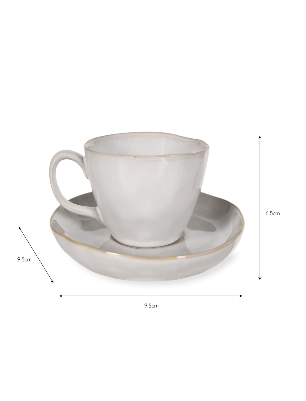 Ithaca Cup & Saucer - Ceramic
