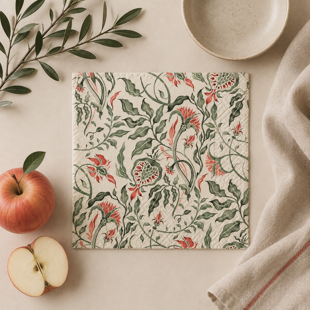 Mediterranean Bloom Napkin - 20pk