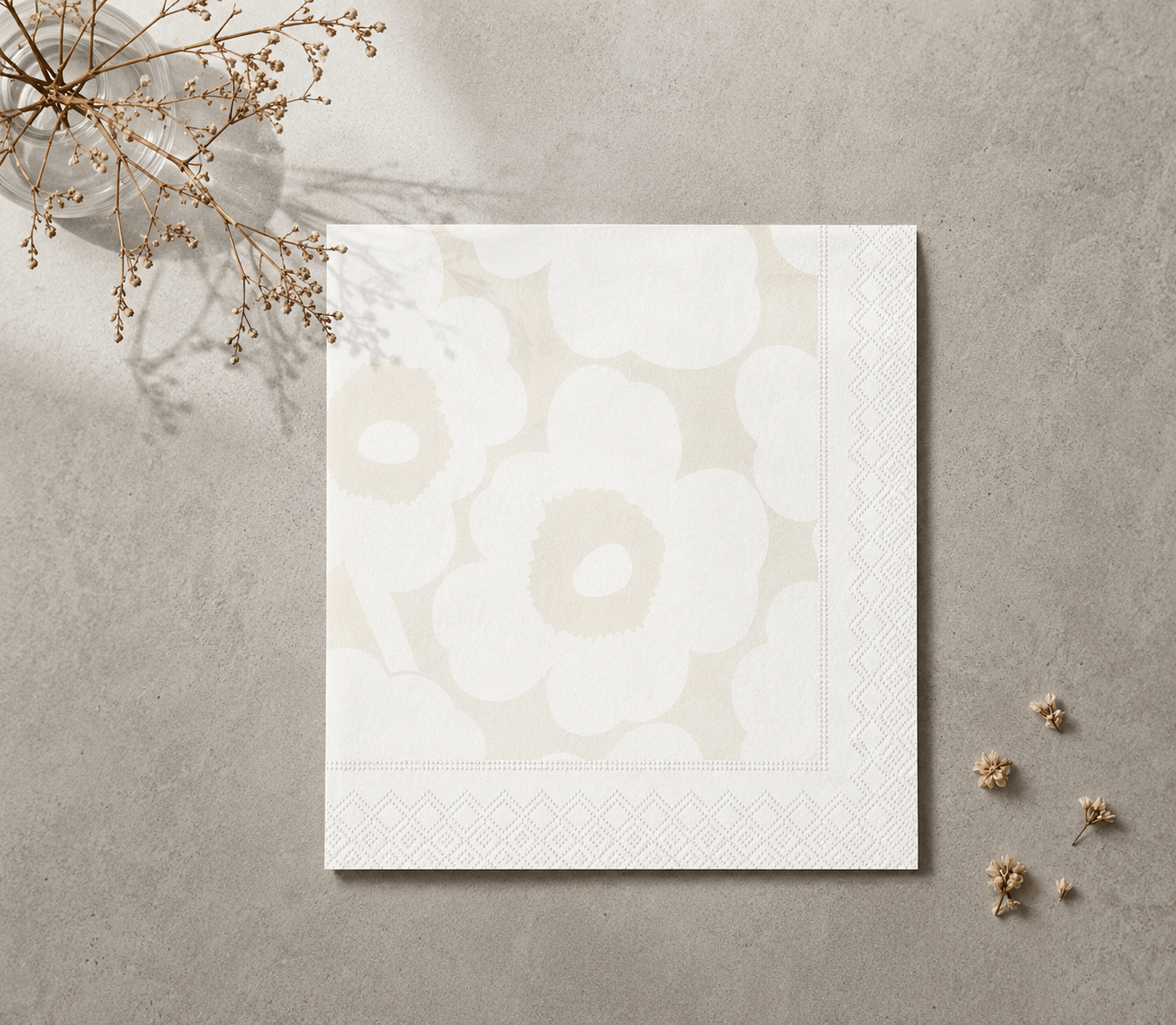 Marimekko Neutral Napkin - 20pk