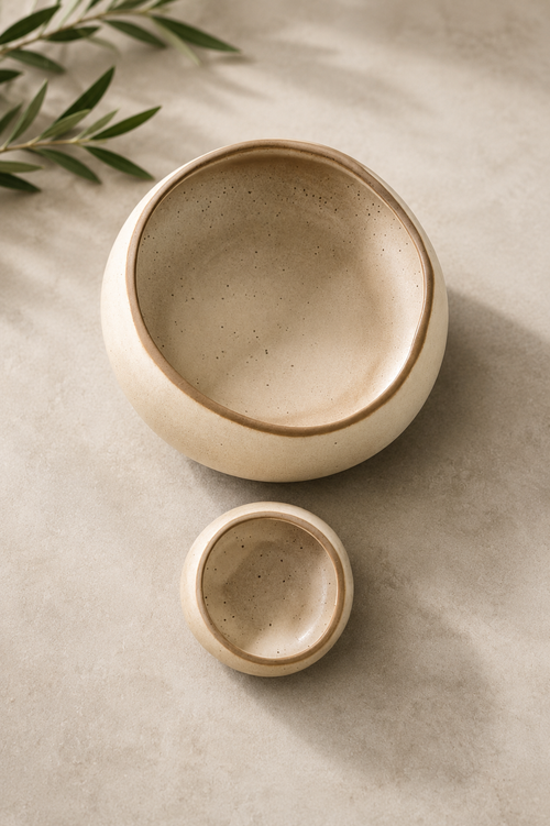 Alcoa Dip Bowl (Greige)