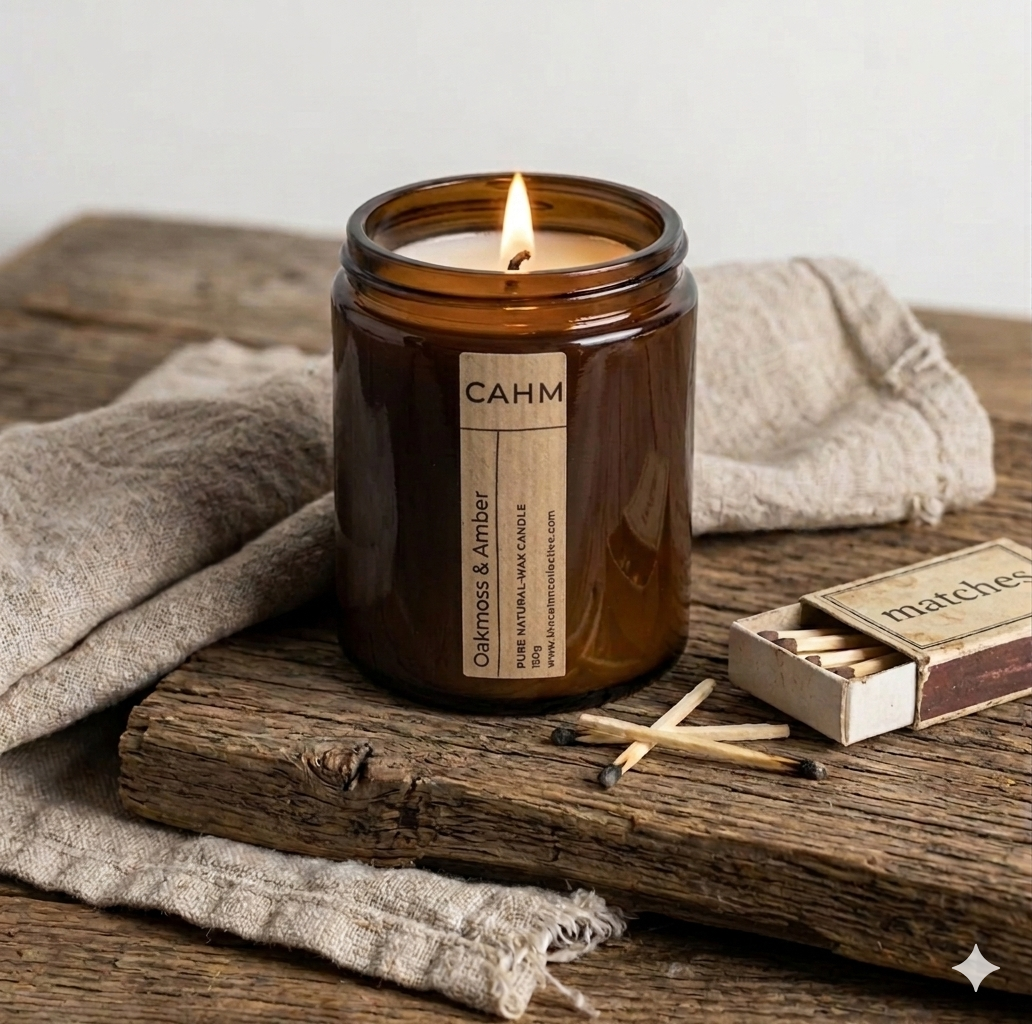Oakmoss & Amber -  Amber Jar Candle - 150g