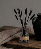 Smoked Cedar & Bergamot Reed Diffuser - Black
