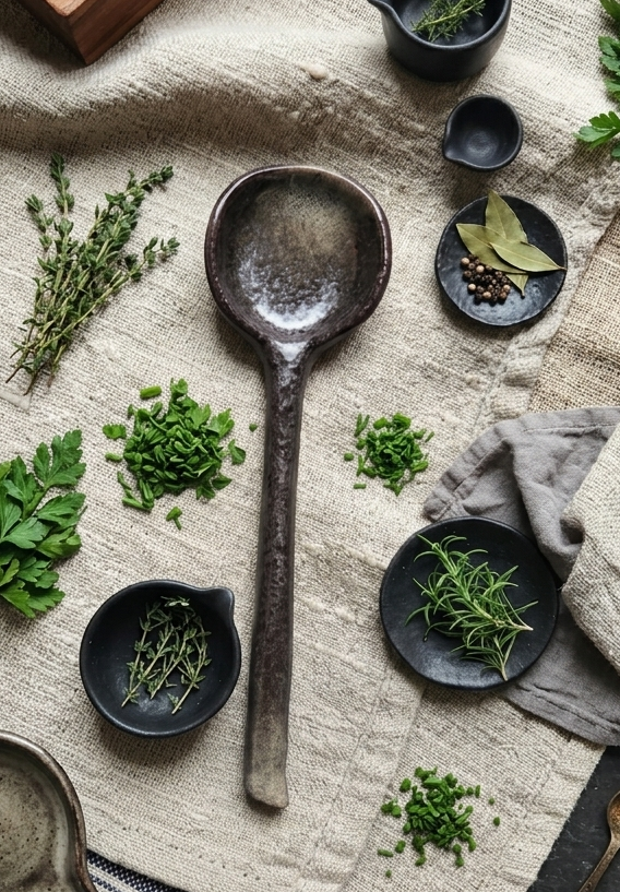 The Ceramic Condiment Spoon