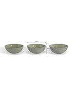 Fiskardo Aluminium Nibble Bowls - Aluminium, Clay (Set of 3)