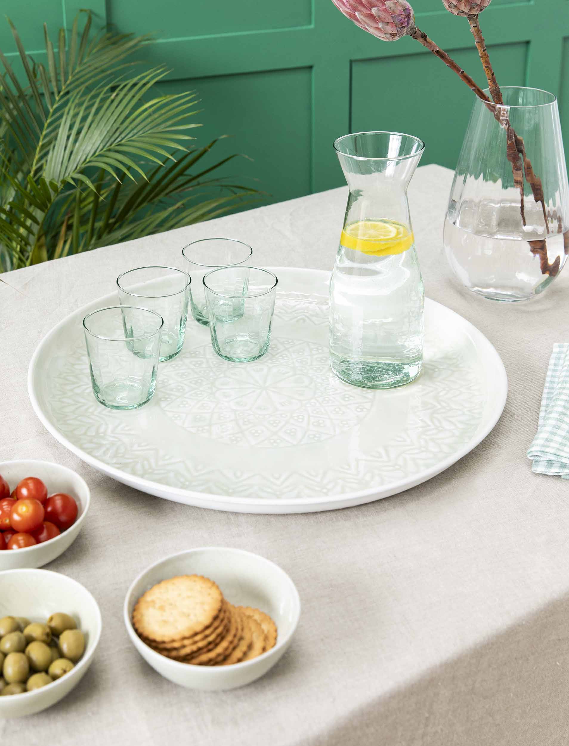 Fiskardo Iron Tray - Clay