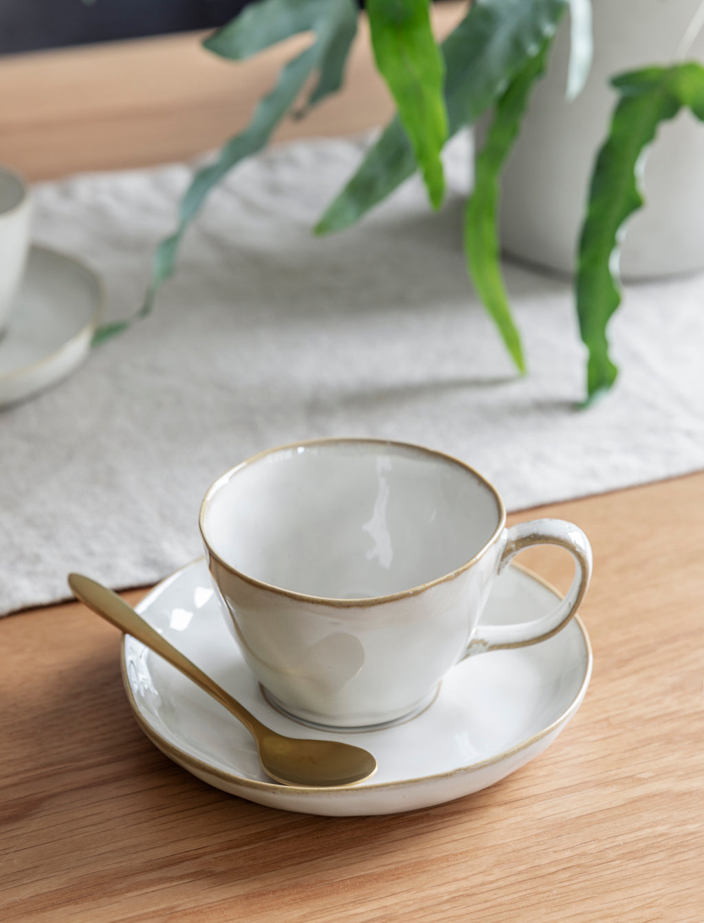 Ithaca Cup & Saucer - Ceramic