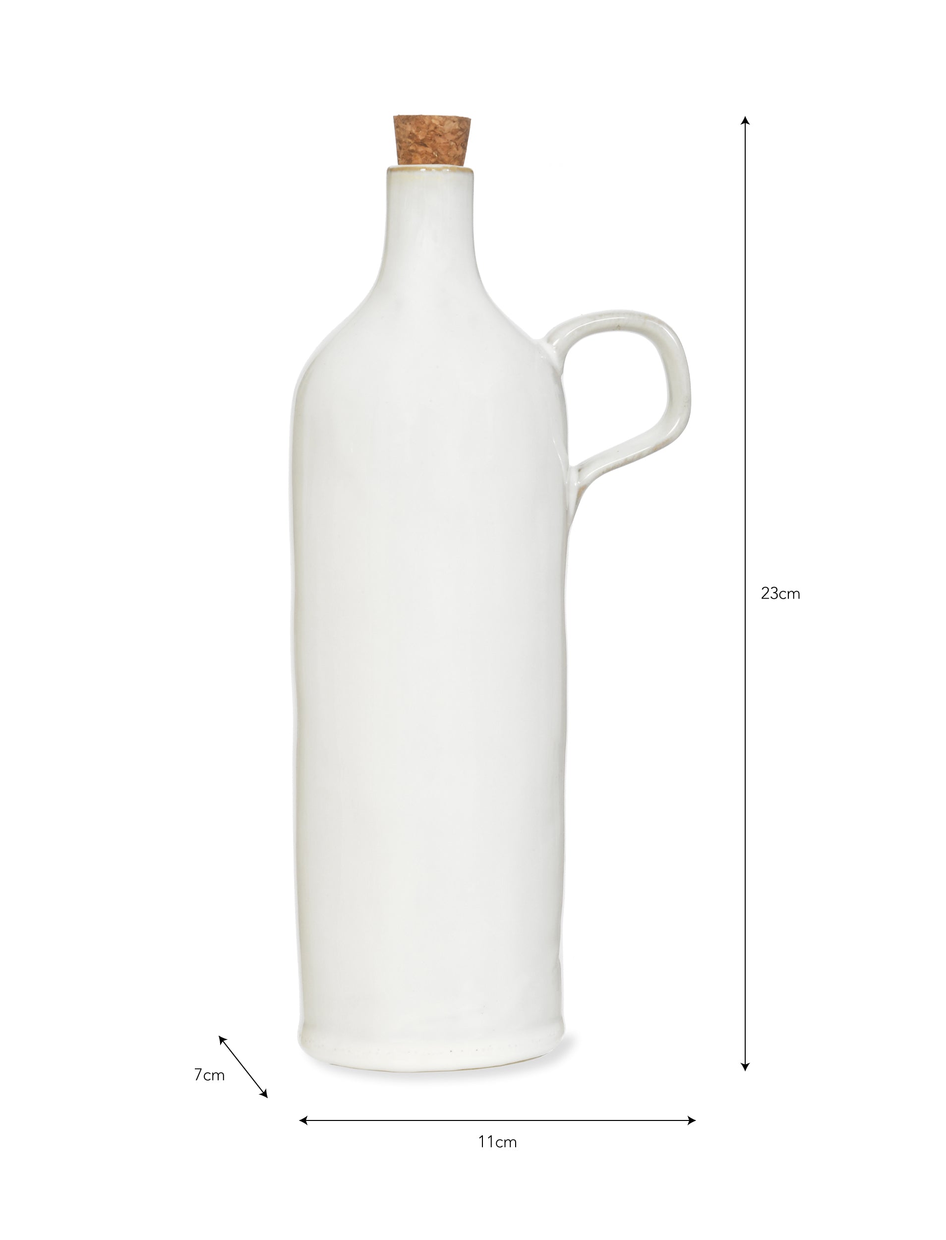 Ithaca Oil Bottle - White