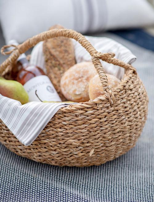 Brading Picnic Basket - Seagrass, Natural