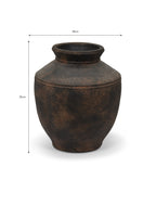 Portesham Antique Brown Vase - Large