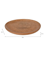 Midford Plate - Mango Wood, Natural, Large