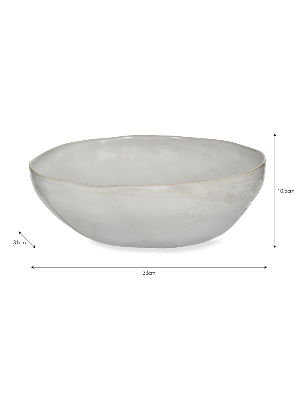 Ithaca Salad Bowl - White