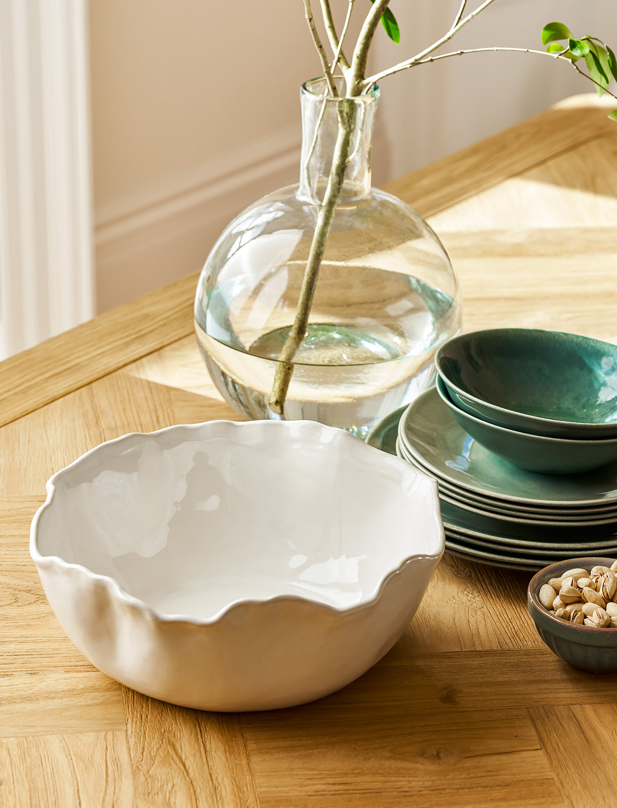 Hopcroft Bowl - Stoneware, White