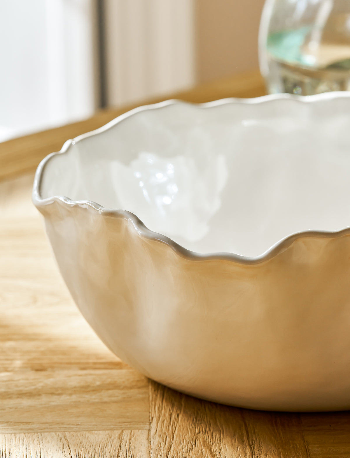 Hopcroft Bowl - Stoneware, White