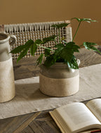 Stratford Stoneware Pot With Handles - Flint