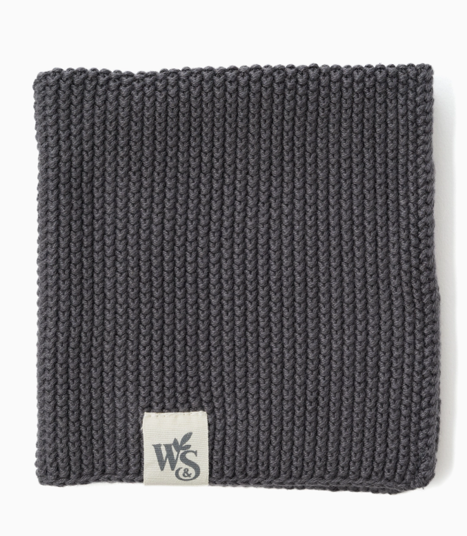 Dish Cloth - Slate Grey 100% Organic Cotton