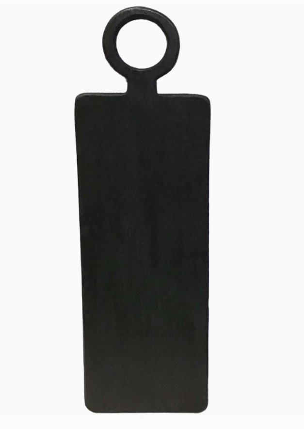 Black Rectangular Wooden Board - 51cm