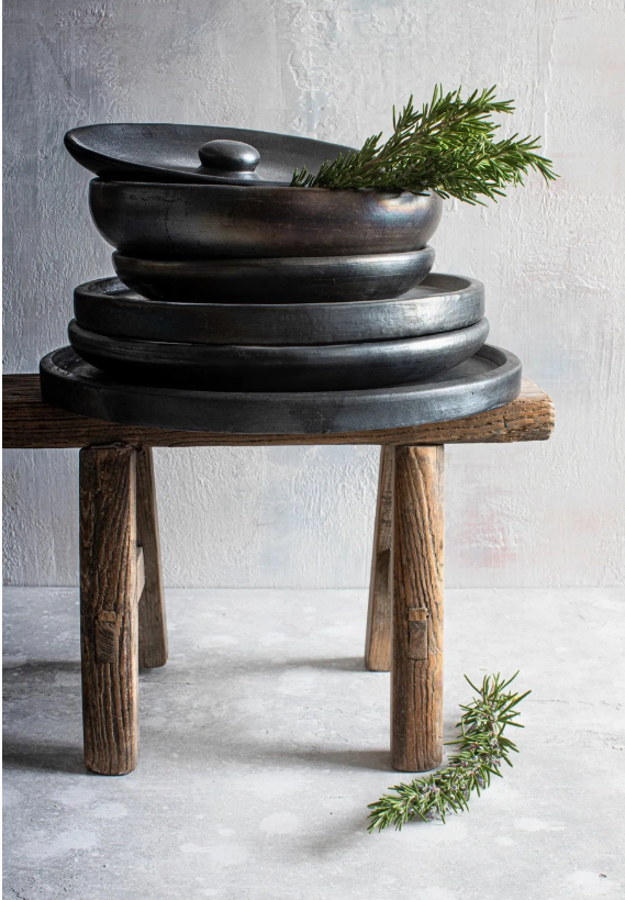 The Black Burned Deep Plate - Medium