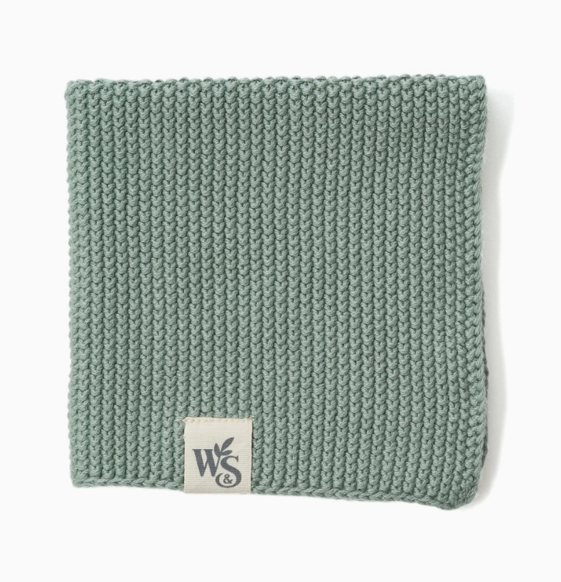 Dish Cloth - Moss Green 100% Organic Cotton