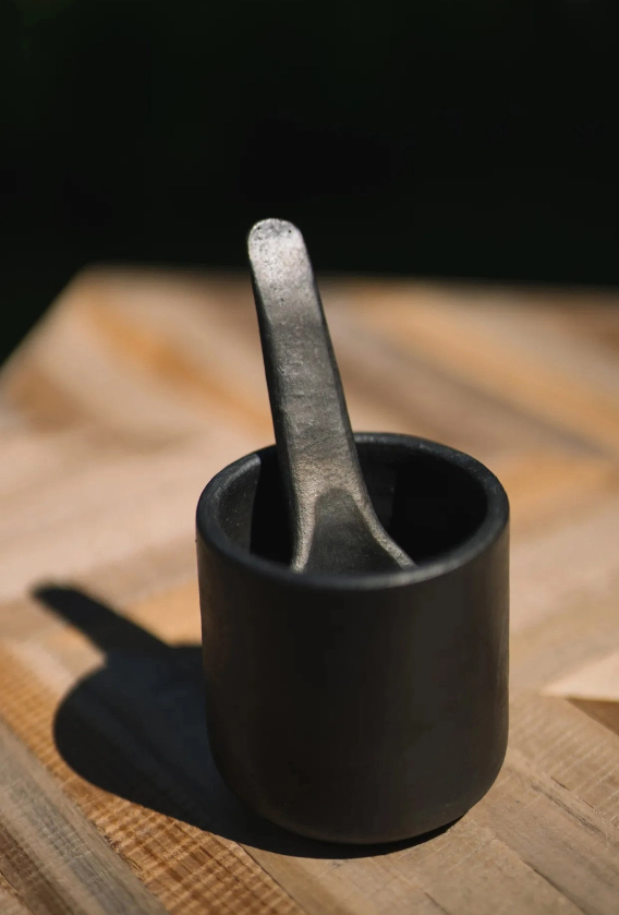 The Black Burned Tapas Spoon