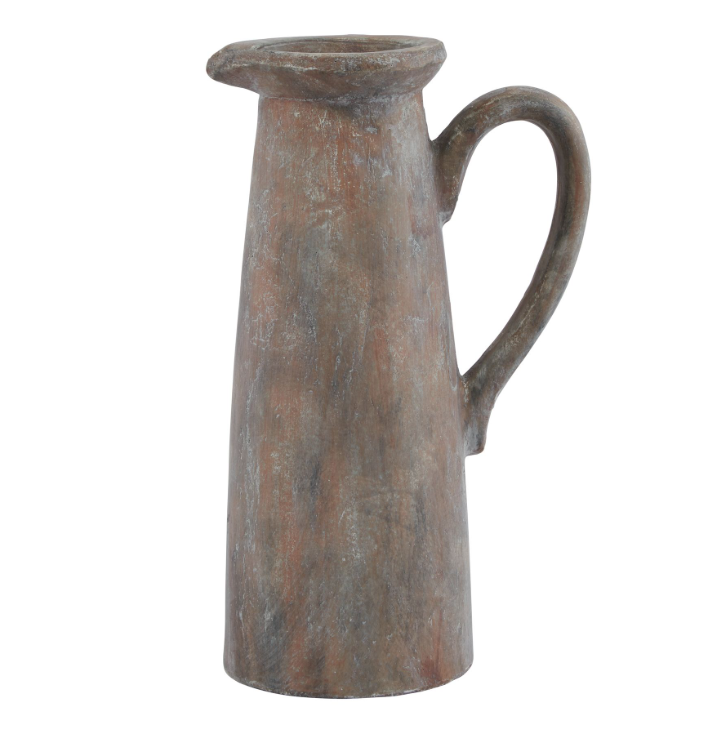 Siena Brown Tall Jug Vase
