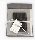 Flint Grey Tea Towel & Dish Cloth Gift Set