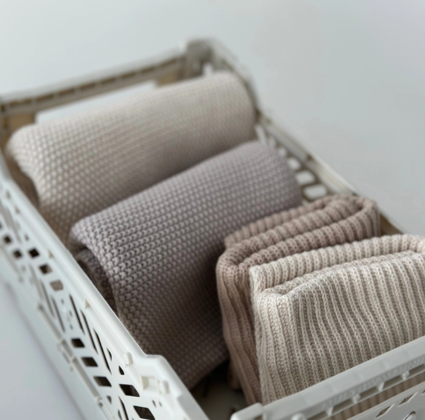 Knitted Kitchen Towel - Birch
