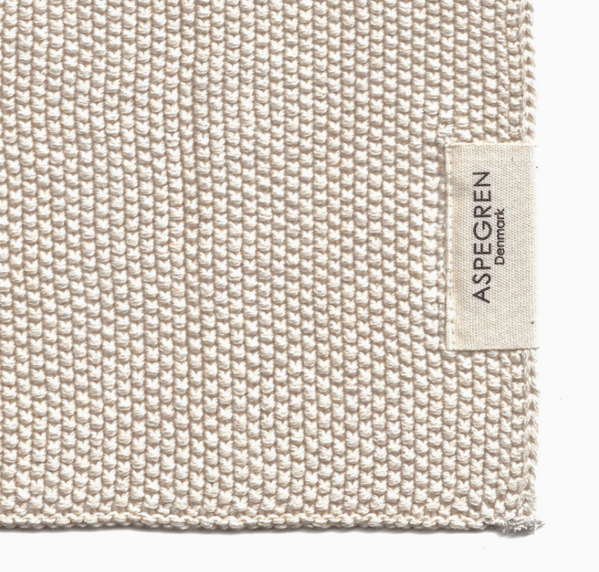 Knitted Kitchen Towel - Birch
