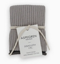 Knitted Dishcloth - Ripple - Dove