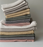 Olive Waffle Tea Towel