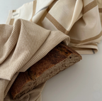 Pinstripe Tea Towel - Golden Spice