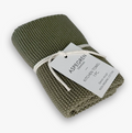 Knitted Kitchen Towel - Olive
