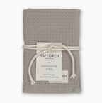 Steel Gray Waffle Dishcloths - Set of 2