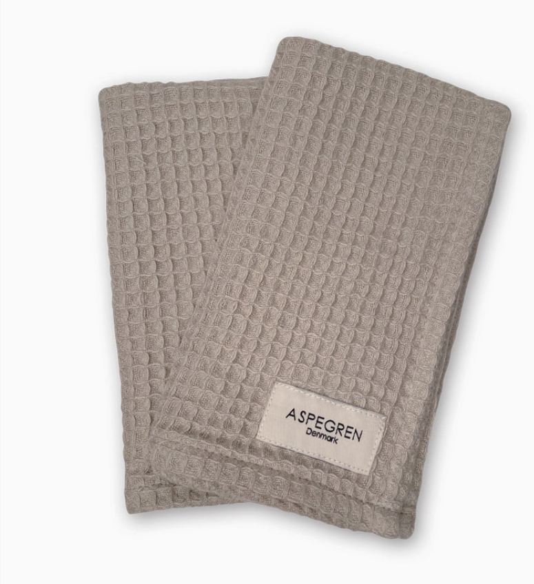Steel Gray Waffle Dishcloths - Set of 2