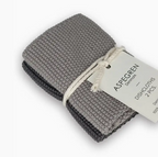 Gray Knitted Dishcloths - Set of 2