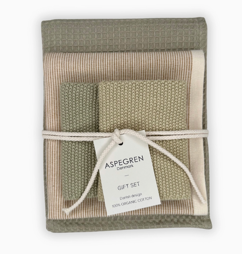 Pear Tea Towel & Dish Cloth Gift Set