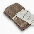 Hazelnut Knitted Dish Cloths - Set of 2