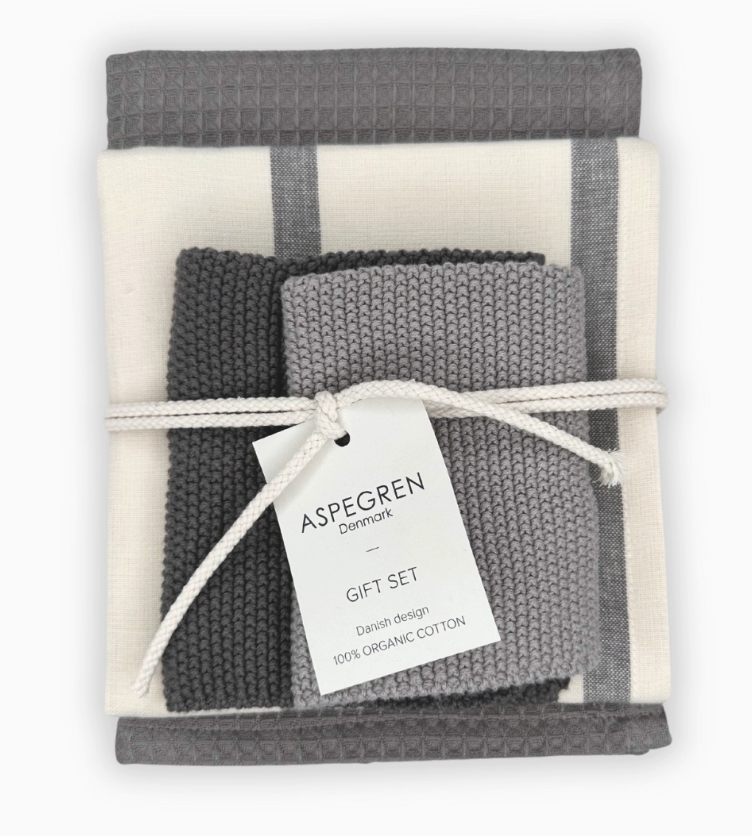 Nigella Seed Tea Towel & Dish Cloth Gift Set