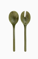 Maegan Salad Servers - Olive