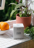 OCTO Italian Garden Amber Jar Candle